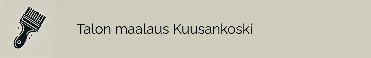 Talon maalaus Kuusankoski